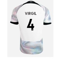 Liverpool Virgil van Dijk #4 Udebanetrøje 2022-23 Kortærmet
